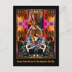 Gonna Take Me Up To The Spirit In the Sky Postcard