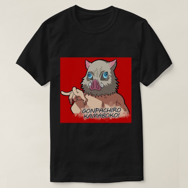 Gonpachiro Kamaboko Photographic Print T-Shirt (Design Front)