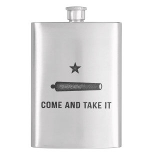 Gonzales Come and Take It Hip Flask
