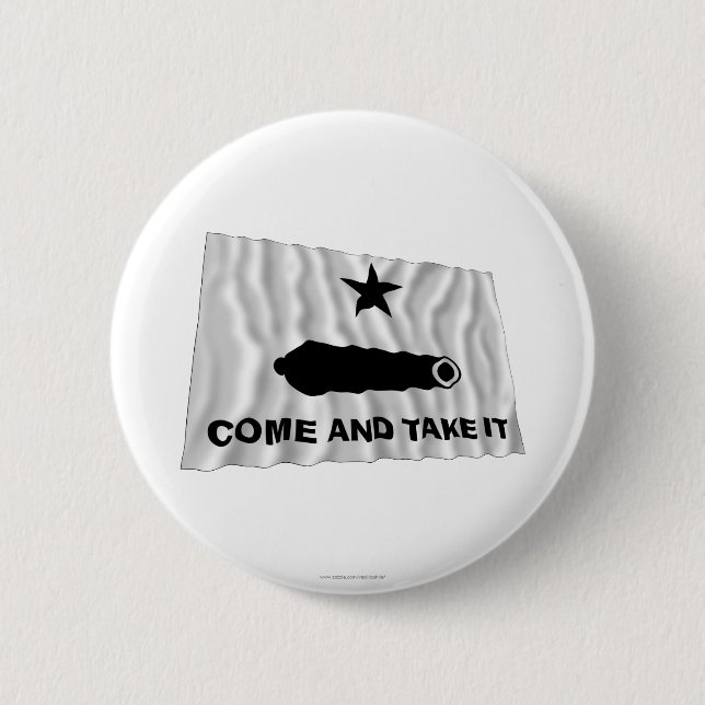 Gonzales Flag 6 Cm Round Badge (Front)
