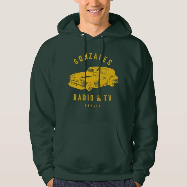 Gonzales Radio & TV Repair Hoodie (Front)