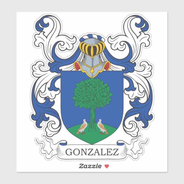 Gonzalez Family Crest (Sheet)