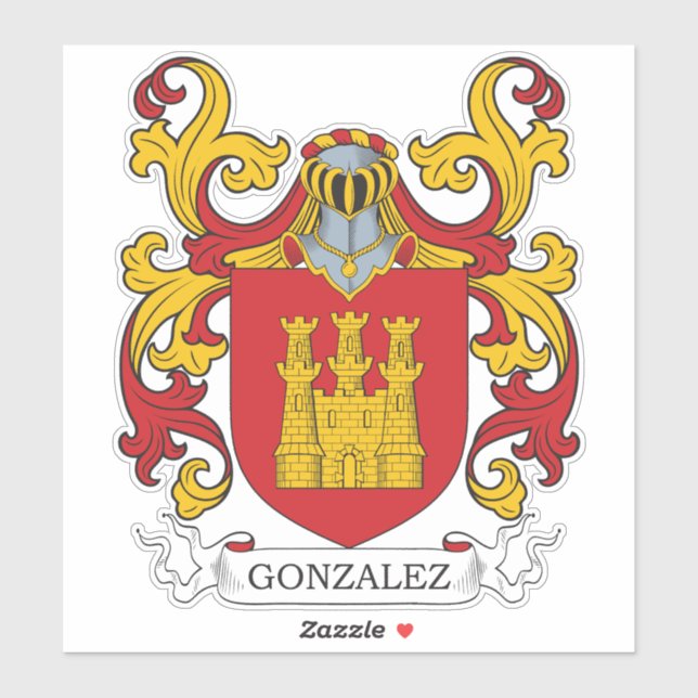 Gonzalez Family Crest (Sheet)