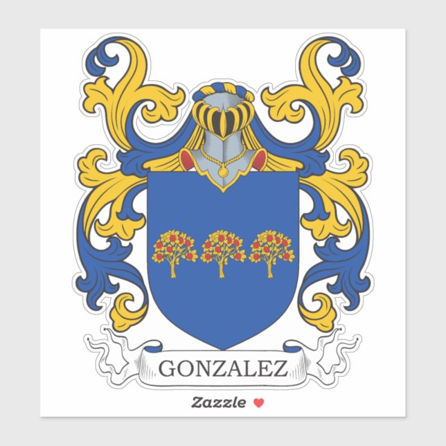Gonzalez Family Crest (Sheet)