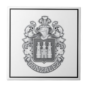 Gonzalez Family Crest Tile