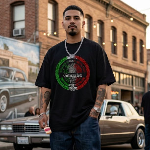Gonzalez Last name Mexico themed T-shirt Men