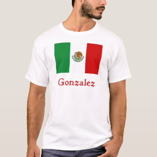 Gonzalez Mexican Flag T-Shirt