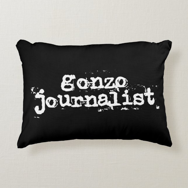Gonzo Journalist Decorative Cushion (Front)