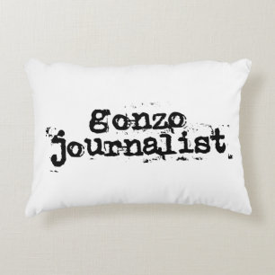 Gonzo Journalist Decorative Cushion