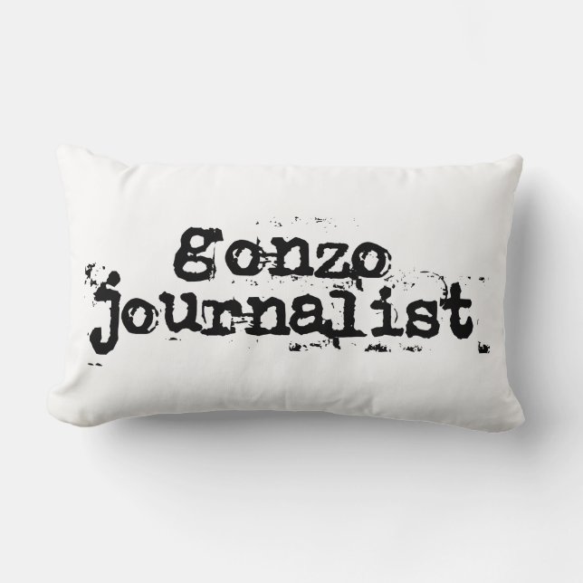 Gonzo Journalist Lumbar Cushion (Front)