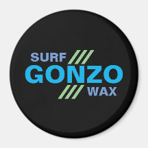 GONZO SURF WAX magnet