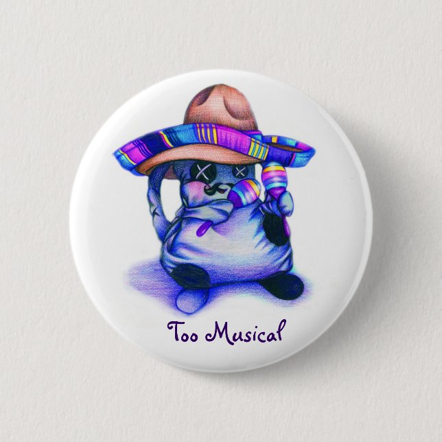 "Goo-Too Musical" button (Front)
