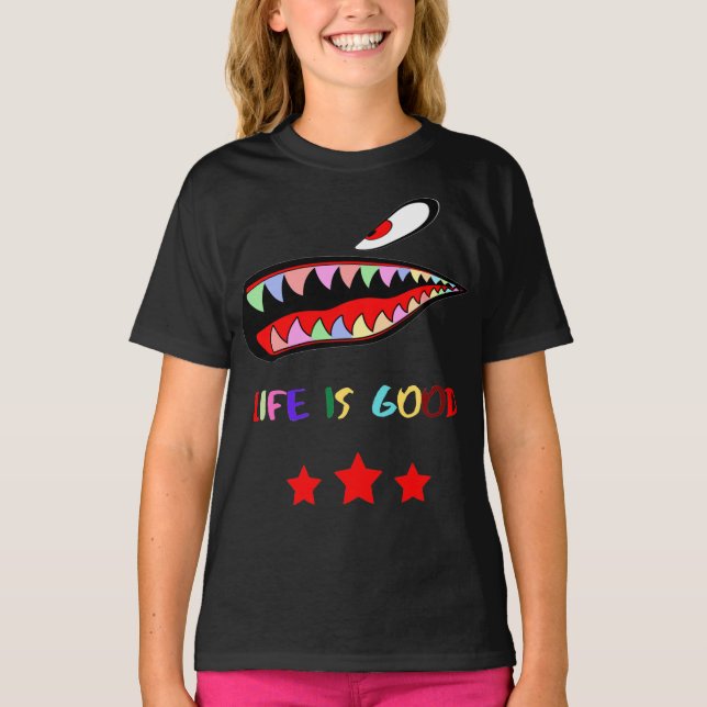 GOOBA 6ix9ine rap shark T-Shirt (Front)