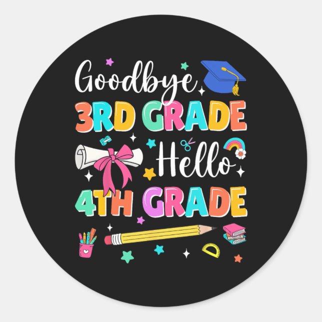 Good5 Back To School  Classic Round Sticker (Front)