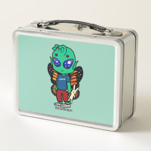 Good American Aliens Belong © Collectable Metal Lunch Box