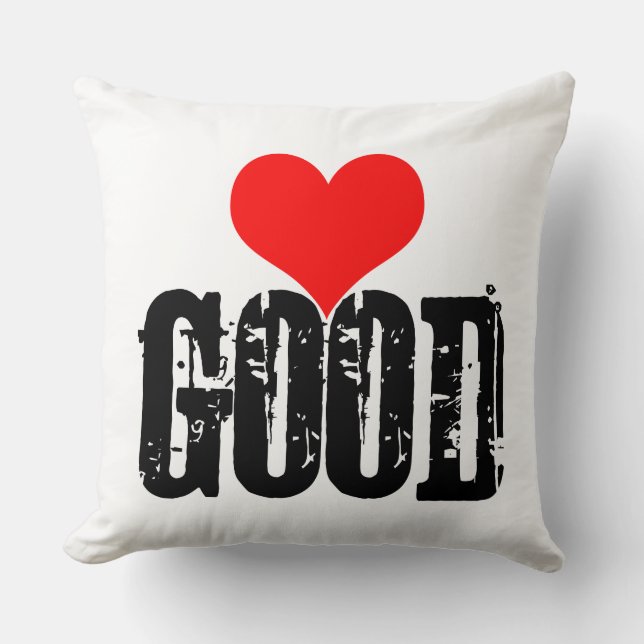 Good And Bad Cushion (Front)