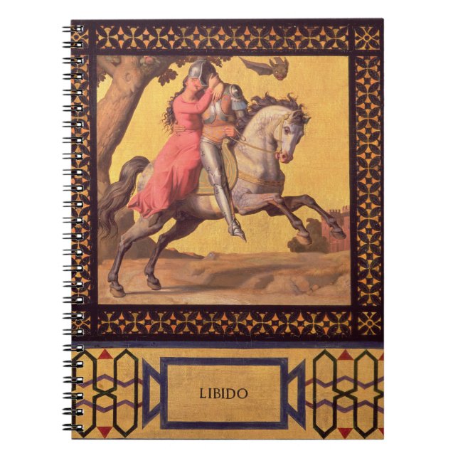 Good and Evil: Libido, 1832 (detail of 89709) (oil Notebook (Front)