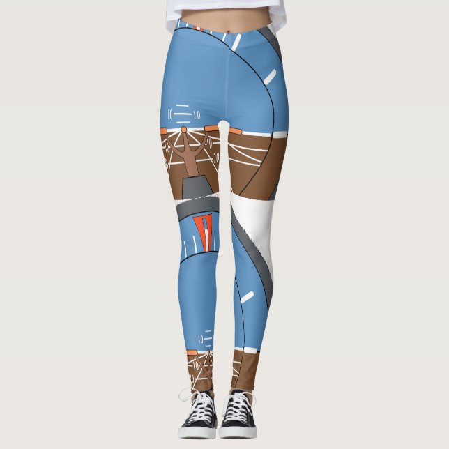 Good Attitude - Attitude Indicator Leggings (Front)