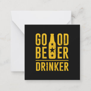 Good Beer Drinker Card