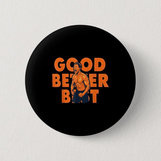 Good Better Ben Johnson  6 Cm Round Badge (Front)