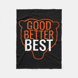 Good Better Bes Chicago Good Better Men Women  Fleece Blanket