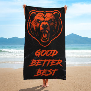 Good Better Best Never Let It Rest Beach Towel