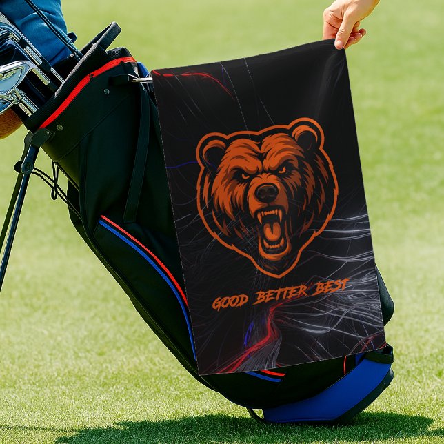 Good Better Best Never Let It Rest Golf Towel (Creator Uploaded)