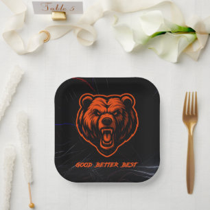 Good Better Best Never Let It Rest Paper Plate