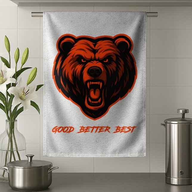Good Better Best Never Let It Rest Tea Towel (Creator Uploaded)