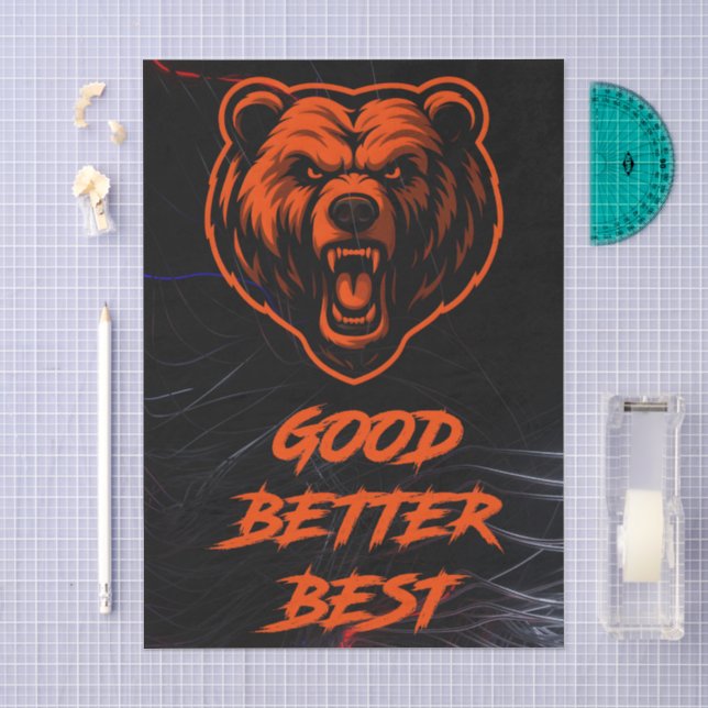 Good Better Best Never Let It Rest Tissue Paper (Craft)
