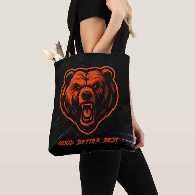 Good Better Best Never Let It Rest Tote Bag (Close Up)