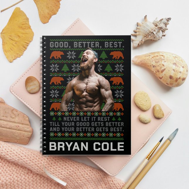 Good Better Best Ugly Christmas Costumize Photos Notebook (Creator Uploaded)