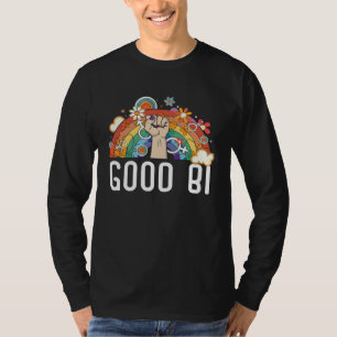 Good Bi Bisexual Rainbow Pride March Bisexuality L T-Shirt