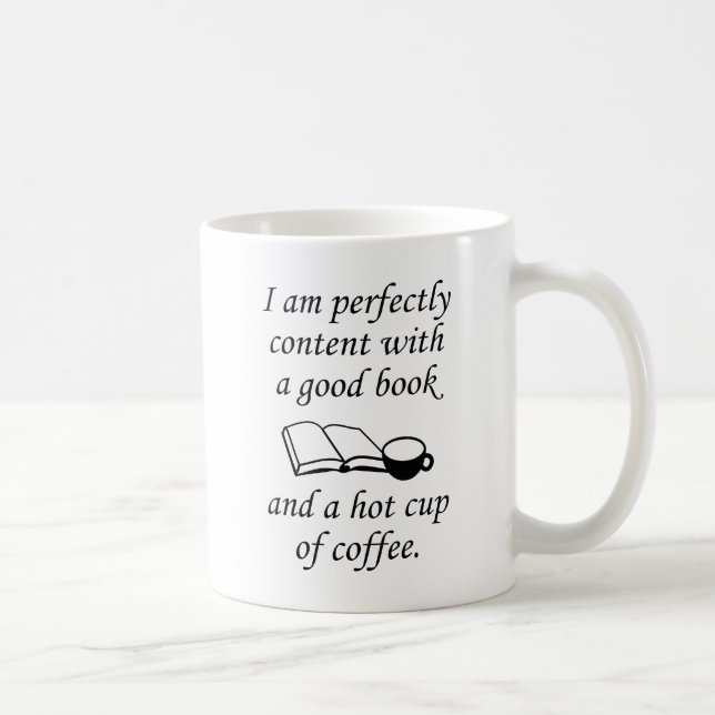 Good Book And Coffee Coffee Mug (Right)