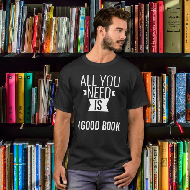 Good book  - funny quote  - black T-Shirt (Creator Uploaded)