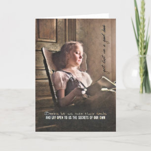 GOOD BOOK Greeting Card