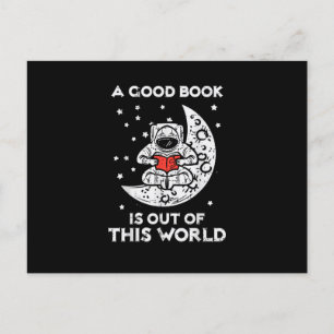 Good Book Is Out Of This World Postcard
