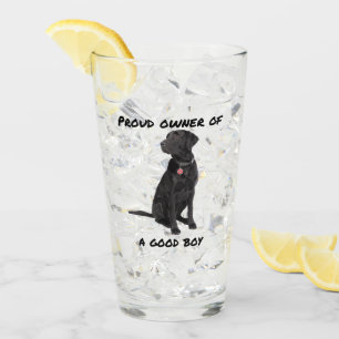 Good Boy Black Lab Glass