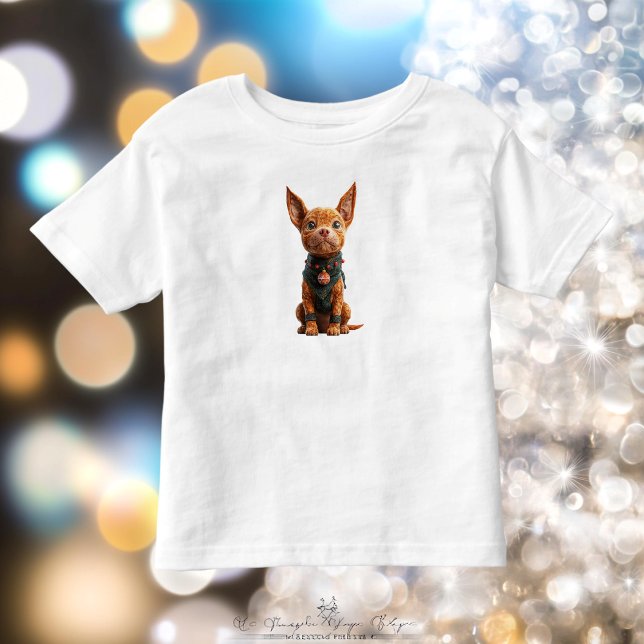 Good Boy Christmas Dog Toddler's Tee (Creator Uploaded)