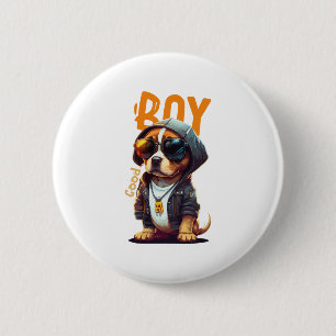 Good Boy Dog Cute Puppy 6 Cm Round Badge