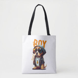 Good Boy Dog Cute Puppy Tote Bag