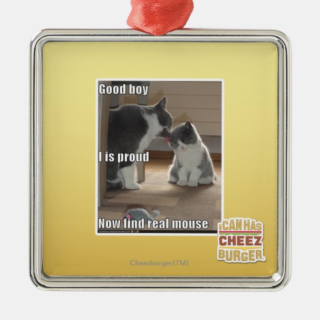 Good boy metal tree decoration (Front)