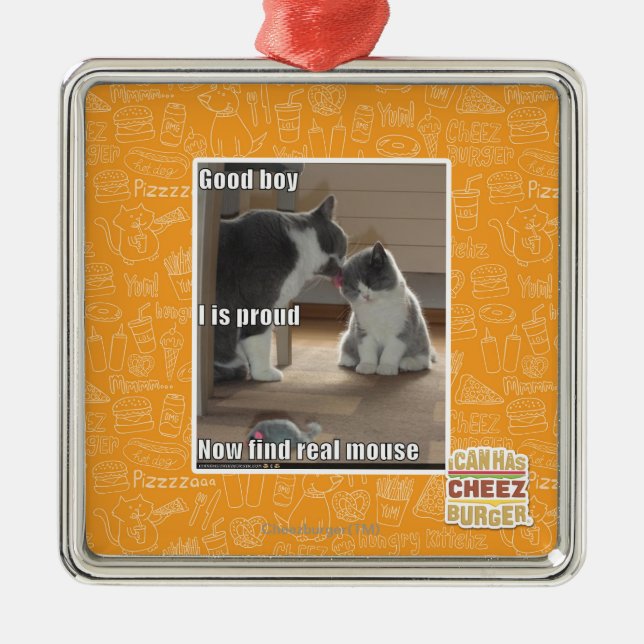 Good boy metal tree decoration (Front)