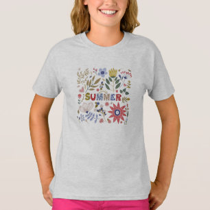 Good bye School, Hello Summer And Flowers T-Shirt