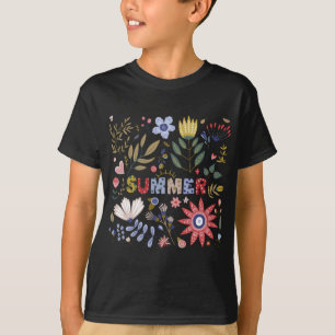 Good bye School, Hello Summer And Flowers T-Shirt