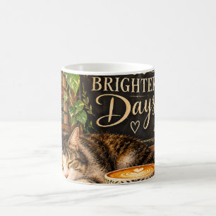 Good Coffee Brighter Days – Cosy Cat Coffee Corner Mug