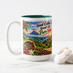 Good Coffee · Great Life Two-Tone Coffee Mug