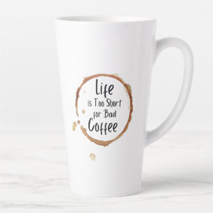 Good Coffee Only Latte Mug