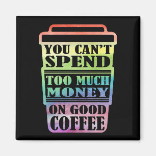 Good Coffee Rainbow Magnet