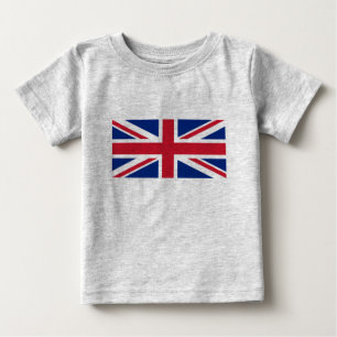 Good colour UK United Kingdom flag "Union Jack" Baby T-Shirt